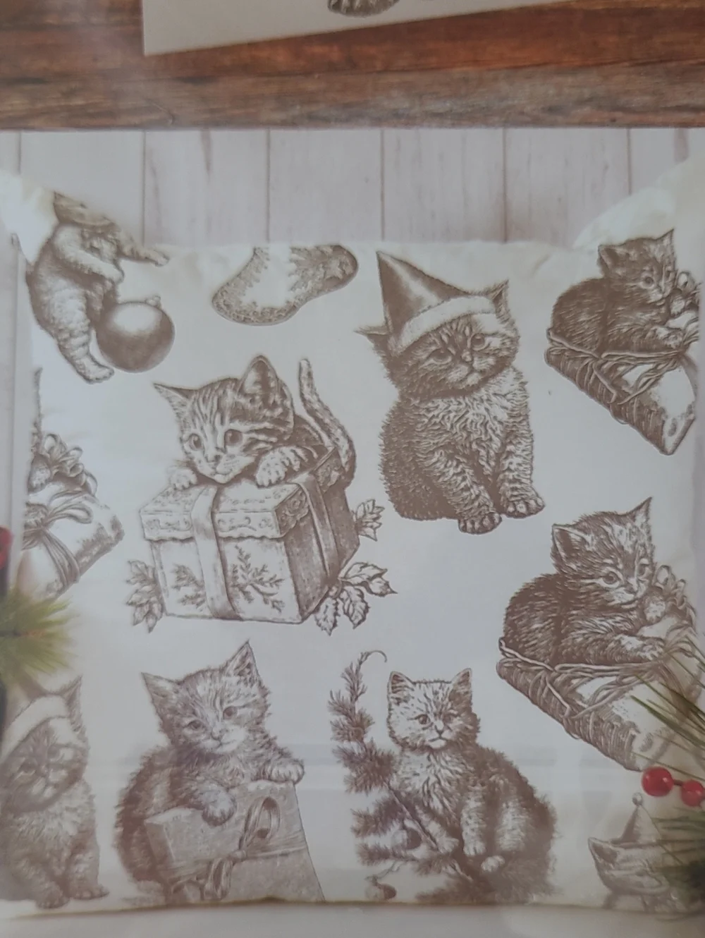 NEW IOD Iron Orchid Designs Christmas Kitties Clear Stamps 12